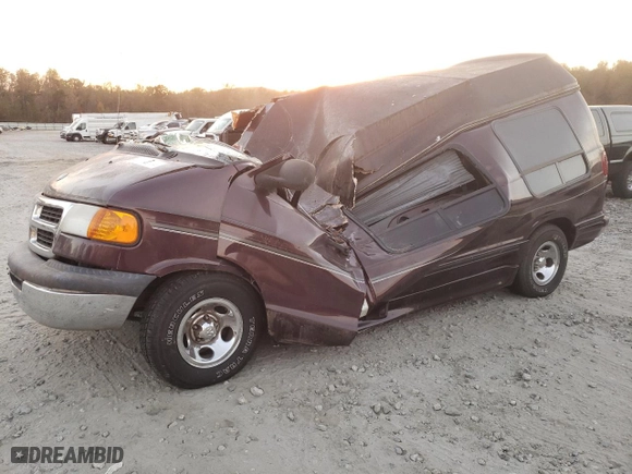 2002 Dodge Ram Van Conversion with VIN 2B6HB11Y62K136470, listed as a Copart auction lot 75137674 with 0 mi miles and Salvage Title. Bid and sale history available at carsss.com. Image 1.