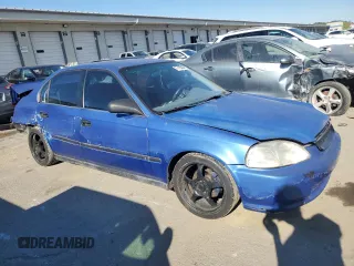 1996 Honda Civic LX with VIN 1HGEJ6575TL022947, listed as a Copart auction lot 77796524 with 271,234 mi miles and Non Repairable. Bid and sale history available at carsss.com. Image 4.