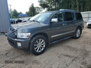 2010 Infiniti QX56 z VIN 5N3ZA0NFXAN906441, wystawiony jako Copart lot #60211045 z przebiegiem 150 507 mil mil oraz Szkoda całkowita • Salvage title. Historia ofert i sprzedaży dostępna na DreamBid. Obrazek 1.