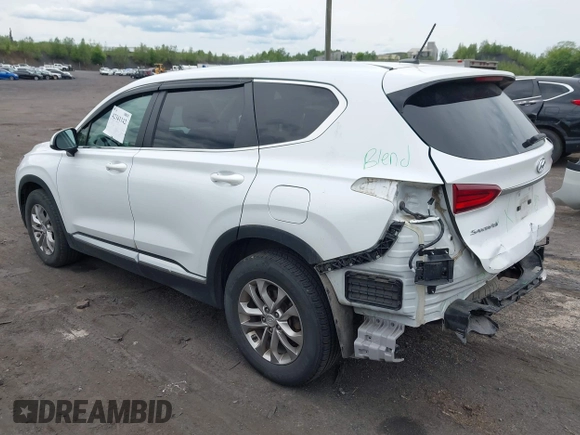 2019 Hyundai Santa Fe SE z VIN 5NMS2CADXKH005960, wystawiony jako IAAI lot #42341142 z przebiegiem 71 617 mil mil oraz . Historia ofert i sprzedaży dostępna na DreamBid. Obrazek 3.
