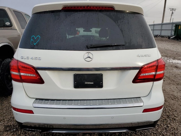 2017 Mercedes-Benz GLS with VIN 4JGDF6EE4HA772512, listed as a Copart auction lot 36713303 with 0 mi miles. Bid and sale history available at carsss.com. Image 6.