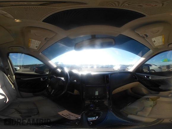 2014 Infiniti Q50 Hybrid Premium with VIN JN1AV7AP2EM690136, listed as a IAAI auction lot 42481510 with 203,832 mi miles and . Bid and sale history available at DreamBid. Image 18.