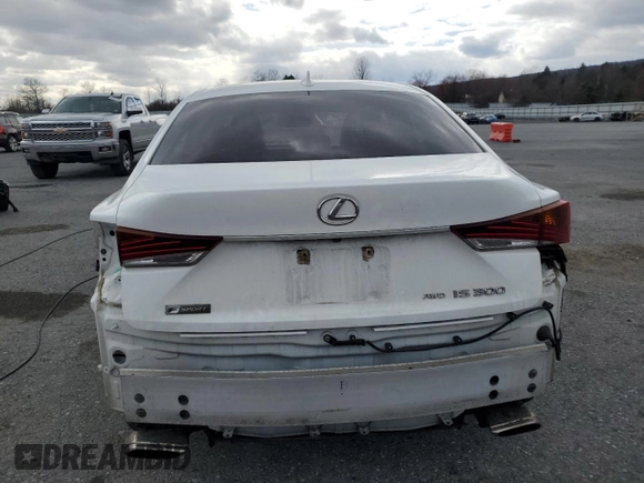 2017 Lexus IS 300 with VIN JTHCM1D26H5017255, listed as a Copart auction lot 50685365 with 91,405 mi miles and Salvage title. Bid and sale history available at DreamBid. Image 6.
