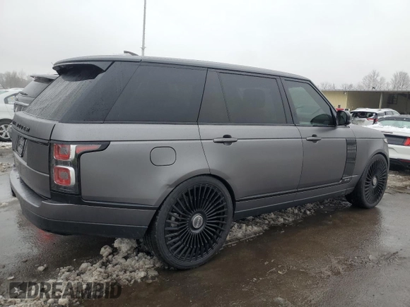 2021 Land Rover Range Rover with VIN SALGS5SE2MA423301, listed as a Copart auction lot 89069685 with 45,749 mi miles and Salvage title. Bid and sale history available at DreamBid. Image 3.