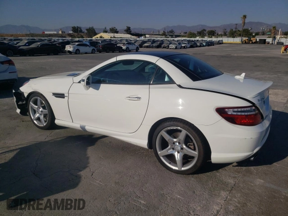 2015 Mercedes-Benz SLK-Class SLK 250 with VIN WDDPK4HA8FF096923, listed as a Copart auction lot 74031224 with 41,658 mi miles and Salvage Title. Bid and sale history available at carsss.com. Image 2.