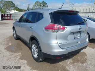 2015 Nissan Rogue SV with VIN KNMAT2MT0FP575579, listed as a IAAI auction lot 41857012 with 52,729 mi miles. Bid and sale history available at carsss.com. Image 3.