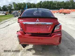 2023 Mitsubishi Mirage ES with VIN ML32FUFJ9PHF02215, listed as a Copart auction lot 59095235 with 48,067 mi miles and Non repairable. Bid and sale history available at DreamBid. Image 6.
