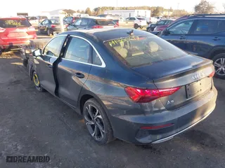 2022 Audi A3 Premium with VIN WAUGUDGY7NA061737, listed as a IAAI auction lot 41300677 with 45,562 mi miles. Bid and sale history available at carsss.com. Image 3.