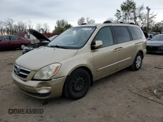2008 Hyundai Entourage GLS z VIN KNDMC233886055461, wystawiony jako Copart lot #52511165 z przebiegiem 215 885 mil mil oraz Szkody całkowita. Historia ofert i sprzedaży dostępna na DreamBid. Obrazek 1.