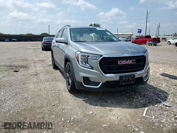 2024 GMC Terrain SLE with VIN 3GKALMEG7RL396649, listed as a Copart auction lot 54423435 with 3,411 mi miles and Salvage title. Bid and sale history available at DreamBid. Image 15.
