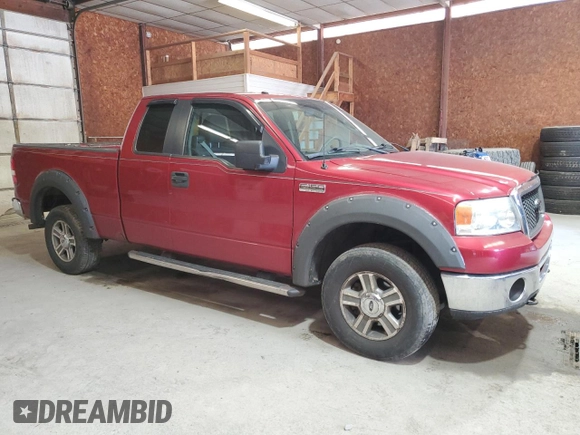 2007 Ford F-150 XLT with VIN 1FTPX14V57FB83733, listed as a Copart auction lot 53819235 with 163,265 mi miles and Clean Title. Bid and sale history available at carsss.com. Image 4.