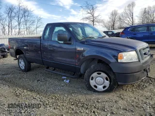 2005 Ford F-150 XL with VIN 1FTRF14W55NC03700, listed as a Copart auction lot 46025055 with 58,954 mi miles and Salvage Title. Bid and sale history available at carsss.com. Image 4.