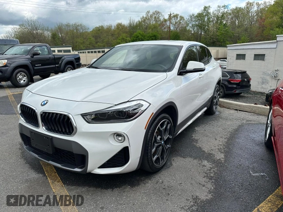 2018 BMW X2 sDrive28i z VIN WBXYJ3C32JEJ75882, wystawiony jako Copart lot #56330835 z przebiegiem 84 609 mil mil oraz Tytuł czysty. Historia ofert i sprzedaży dostępna na DreamBid. Obrazek 1.