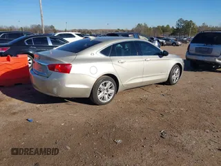2015 Chevrolet Impala LS with VIN 2G11X5SL0F9209167, listed as a IAAI auction lot 41424363 with 134,978 mi miles and . Bid and sale history available at DreamBid. Image 4.