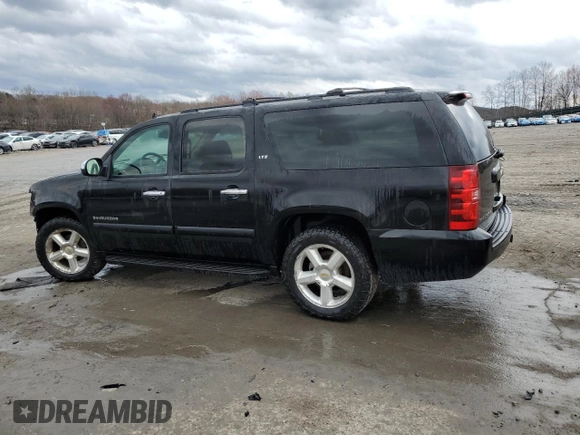 2008 Chevrolet Suburban LTZ with VIN 3GNFK16308G105020, listed as a Copart auction lot 51494565 with 190,246 mi miles and Salvage Title. Bid and sale history available at carsss.com. Image 2.