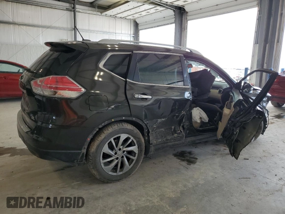 2015 Nissan Rogue SV with VIN 5N1AT2MT1FC774630, listed as a Copart auction lot 51665575 with 0 mi miles and Salvage Title. Bid and sale history available at carsss.com. Image 3.