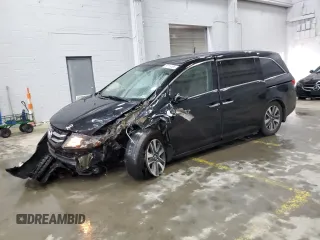 2016 Honda Odyssey Touring Elite с VIN 5FNRL5H90GB132881, выставлен на аукционе Copart как лот 56916385 с пробегом 100 396 миль миль и Списание • Salvage title. История ставок и продаж доступна на DreamBid. Изображение 1.