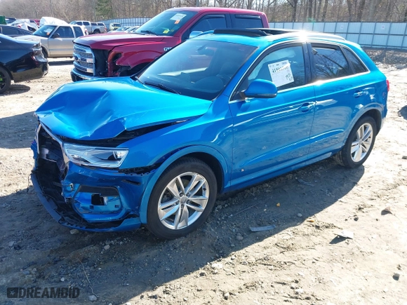 2016 Audi Q3 Premium Plus with VIN WA1BFCFS9GR013895, listed as a IAAI auction lot 41501516 with 79,866 mi miles. Bid and sale history available at carsss.com. Image 18.