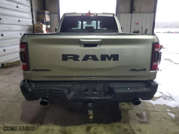 2019 Ram 1500 Rebel with VIN 1C6SRFET4KN725120, listed as a Copart auction lot 84339724 with 119,075 mi miles and Salvage Title. Bid and sale history available at carsss.com. Image 6.