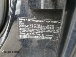 2013 BMW X6 xDrive50i z VIN 5UXFG8C57DL591149, wystawiony jako Copart lot #56979865 z przebiegiem 94 251 mil mil oraz Szkoda całkowita • Salvage title. Historia ofert i sprzedaży dostępna na DreamBid. Obrazek 15.