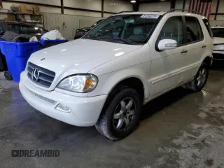 2003 Mercedes-Benz M-Class with VIN 4JGAB75E43A372186, listed as a Copart auction lot 84168224 with 224,588 mi miles and Salvage Title. Bid and sale history available at carsss.com. Image 1.