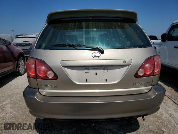 2000 Lexus RX 300 with VIN JT6HF10U4Y0131929, listed as a Copart auction lot 74196174 with 156,756 mi miles and Non Repairable. Bid and sale history available at carsss.com. Image 6.