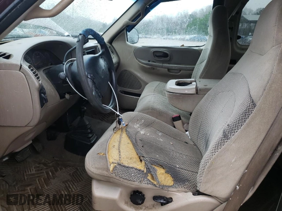 2000 Ford F-150 XL with VIN 1FTRX18L4YNA99427, listed as a Copart auction lot 49718795 with 0 mi miles and Salvage Title. Bid and sale history available at carsss.com. Image 7.