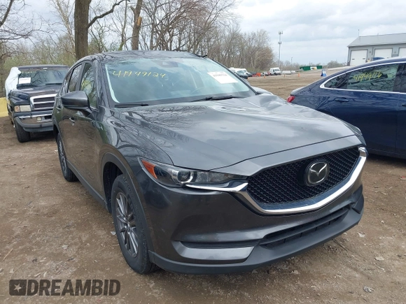2020 Mazda CX-5 Touring with VIN JM3KFBCM1L0792396, listed as a IAAI auction lot 41949124 with 118,280 mi miles. Bid and sale history available at carsss.com. Image 1.