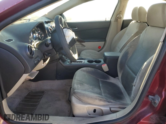 2005 Pontiac G6 with VIN 1G2ZG548054142160, listed as a Copart auction lot 83626254 with 0 mi miles and Salvage Title. Bid and sale history available at carsss.com. Image 7.