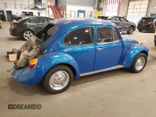 1974 Volkswagen Beetle with VIN 1342607792, listed as a Copart auction lot 84407684 with 26,610 mi miles and Salvage Title. Bid and sale history available at DreamBid. Image 3.