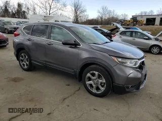 2018 Honda CR-V EX with VIN 7FARW1H51JE052272, listed as a Copart auction lot 49498945 with 61,324 mi miles and Salvage Title. Bid and sale history available at DreamBid. Image 4.
