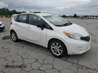 2015 Nissan Note SV with VIN 3N1CE2CP4FL386665, listed as a Copart auction lot 58596785 with 141,244 mi miles and Salvage title. Bid and sale history available at DreamBid. Image 4.