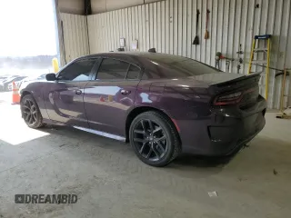 2021 Dodge Charger R/T with VIN 2C3CDXCT0MH668760, listed as a Copart auction lot 47724885 with 39,619 mi miles and Salvage Title. Bid and sale history available at carsss.com. Image 2.
