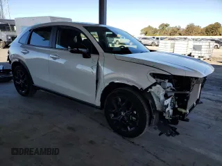 2024 Honda HR-V Sport with VIN 3CZRZ1H56RM744936, listed as a Copart auction lot 46945415 with 11,964 mi miles and Salvage Title. Bid and sale history available at carsss.com. Image 4.