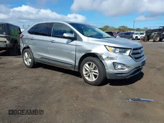 2018 Ford Edge SEL with VIN 2FMPK3J95JBB19374, listed as a IAAI auction lot 41220257 with 1 mi miles. Bid and sale history available at carsss.com. Image 1.