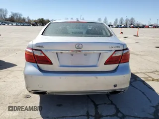 2012 Lexus LS 460 with VIN JTHBL5EF5C5110221, listed as a Copart auction lot 49319295 with 107,441 mi miles and Salvage title. Bid and sale history available at DreamBid. Image 6.