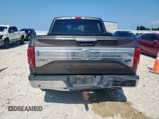 2015 Ford F-150 XLT with VIN 1FTEW1EG1FFC52510, listed as a Copart auction lot 60177375 with 103,179 mi miles and Clean title. Bid and sale history available at DreamBid. Image 6.