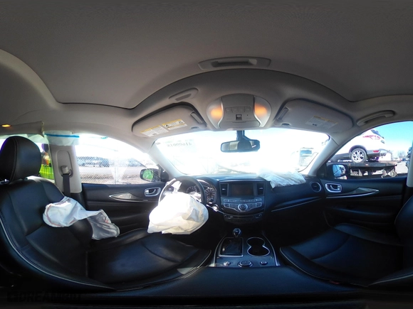 2019 Infiniti QX60 PURE with VIN 5N1DL0MM2KC514743, listed as a IAAI auction lot 41600018 with 65,581 mi miles. Bid and sale history available at carsss.com. Image 18.