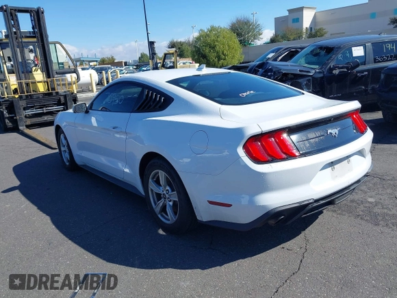 2021 Ford Mustang EcoBoost with VIN 1FA6P8TH5M5146799, listed as a IAAI auction lot 41575950 with 47,037 mi miles. Bid and sale history available at carsss.com. Image 3.