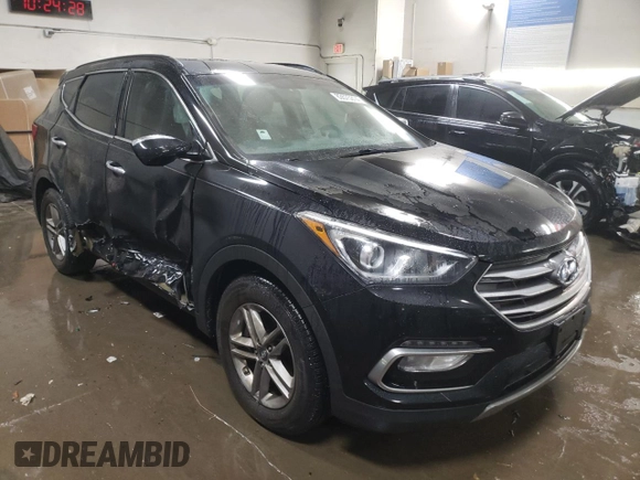 2018 Hyundai Santa Fe 2.4L with VIN 5NMZUDLB6JH081183, listed as a Copart auction lot 83575314 with 145,687 mi miles and Salvage title. Bid and sale history available at DreamBid. Image 4.