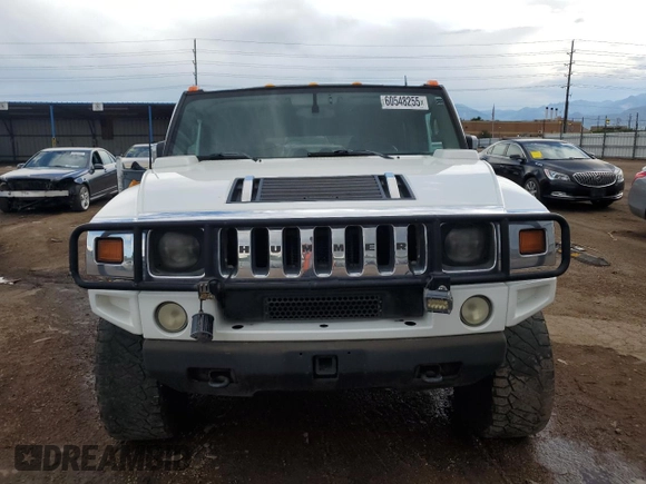 2004 Hummer H2 z VIN 5GRGN23U94H109105, wystawiony jako Copart lot #60548255 z przebiegiem 218 770 mil mil oraz Czysty tytuł • Clean title. Historia ofert i sprzedaży dostępna na DreamBid. Obrazek 5.