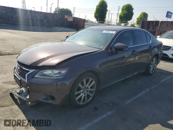 2013 Lexus GS 350 with VIN JTHBE1BL4D5006883, listed as a Copart auction lot 59996275 with 106,780 mi miles and Salvage title. Bid and sale history available at DreamBid. Image 1.