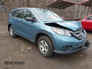 2014 Honda CR-V LX with VIN 2HKRM4H3XEH662387, listed as a IAAI auction lot 41690192 with 160,798 mi miles. Bid and sale history available at carsss.com. Image 1.