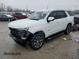 2022 Chevrolet Tahoe LT with VIN 1GNSKNKD3NR111748, listed as a Copart auction lot 43535245 with 85,792 mi miles and Salvage title. Bid and sale history available at DreamBid. Image 1.