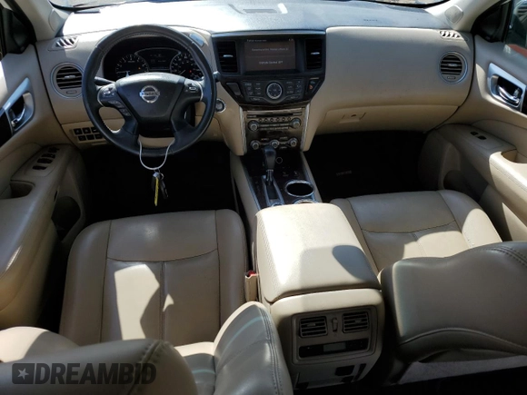 2016 Nissan Pathfinder Platinum with VIN 5N1AR2MM5GC620124, listed as a Copart auction lot 56744205 with 125,493 mi miles and Salvage title. Bid and sale history available at DreamBid. Image 8.