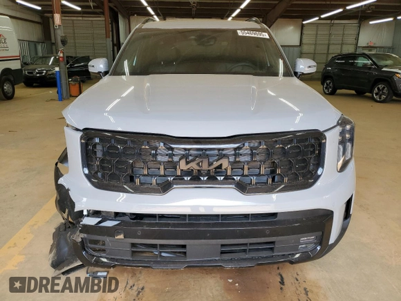 2025 Kia Telluride SX X-Line with VIN 5XYP5DGC2SG591453, listed as a Copart auction lot 55469695 with 4,027 mi miles and Salvage title. Bid and sale history available at DreamBid. Image 5.