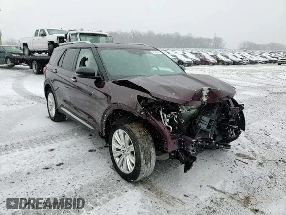 2022 Ford Explorer Limited with VIN 1FMSK8FH6NGB23620, listed as a Copart auction lot 41343345 with 50,318 mi miles and Salvage Title. Bid and sale history available at carsss.com. Image 14.
