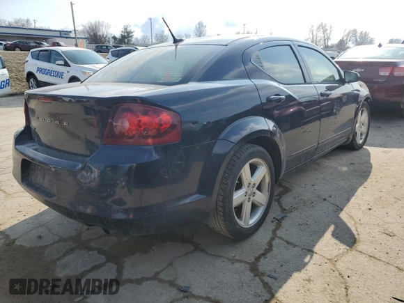 2013 Dodge Avenger SE with VIN 1C3CDZAB5DN642992, listed as a Copart auction lot 44117754 with Not Provided miles and Salvage Title. Bid and sale history available at DreamBid. Image 3.