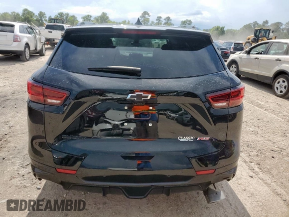 2024 Chevrolet Blazer RS with VIN 3GNKBERS5RS181954, listed as a Copart auction lot 62336035 with 10,701 mi miles and Salvage title. Bid and sale history available at DreamBid. Image 6.