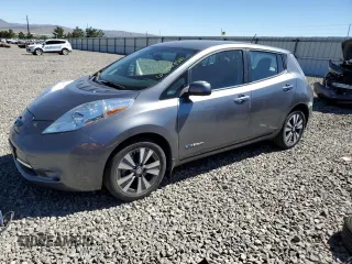 2015 Nissan LEAF SV with VIN 1N4AZ0CP6FC330144, listed as a Copart auction lot 61944543 with 66,493 mi miles. Bid and sale history available at carsss.com. Image 1.